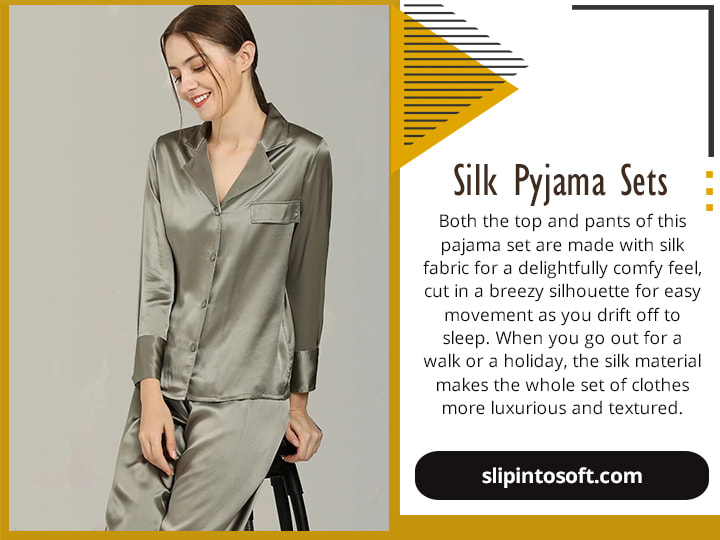 Silk Pyjama Sets Womens